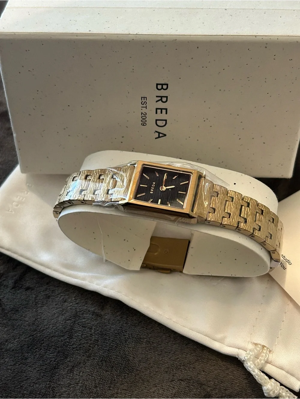 BREDA Gold-Tone Watch – Brand New, Never Worn